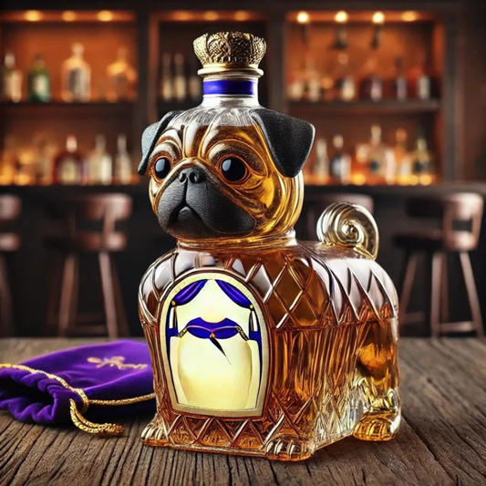 Whisky Karaf Hond Glas Bar Accessoire - Velinix