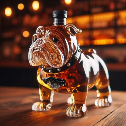 Whisky Karaf Hond Glas Bar Accessoire
