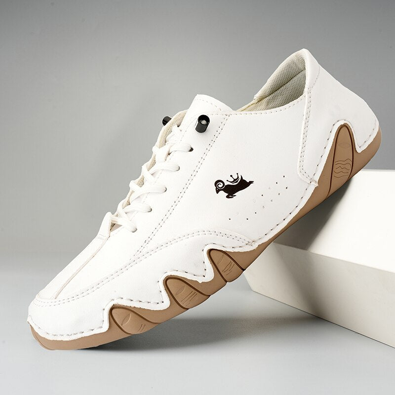 Leren Schoenen Comfortabel Flexibel voor Dagelijks Gebruik - Velinix
