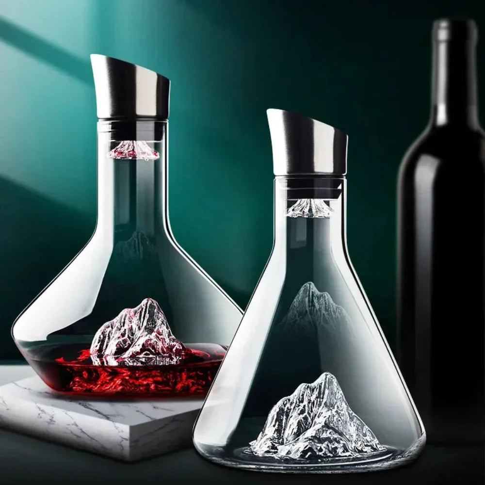 Wijnkaraf Moderne Glazen Decanteer Karaf voor Wijn Beluchten