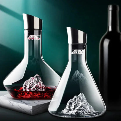 Wijnkaraf Moderne Glazen Decanteer Karaf voor Wijn Beluchten