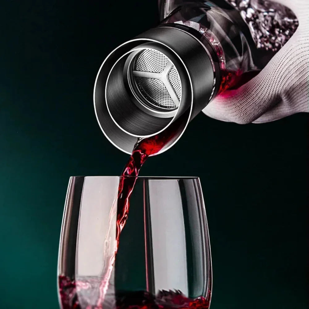 Wijnkaraf Moderne Glazen Decanteer Karaf voor Wijn Beluchten