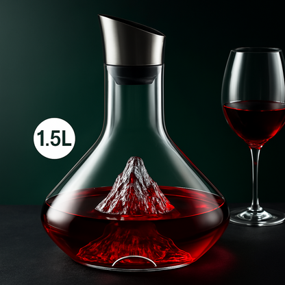 Wijnkaraf Moderne Glazen Decanteer Karaf voor Wijn Beluchten