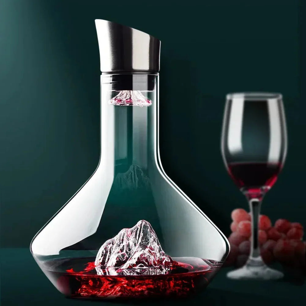 Wijnkaraf Moderne Glazen Decanteer Karaf voor Wijn Beluchten