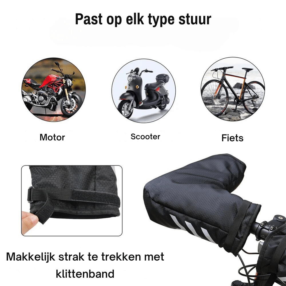 Wind Guard Handschoenen – Tochtvrije Fietshandschoenen met Open Vingertoppen 4
