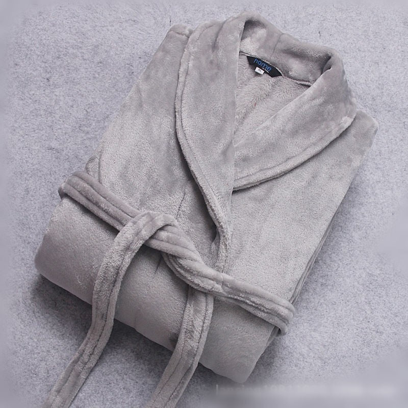 Zachte Fleece Badjas voor Dames en Heren Warm en Comfortabel