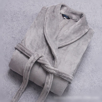 Zachte Fleece Badjas voor Dames en Heren Warm en Comfortabel