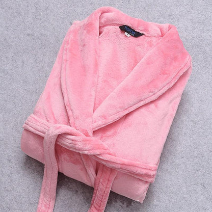 Zachte Fleece Badjas voor Dames en Heren Warm en Comfortabel