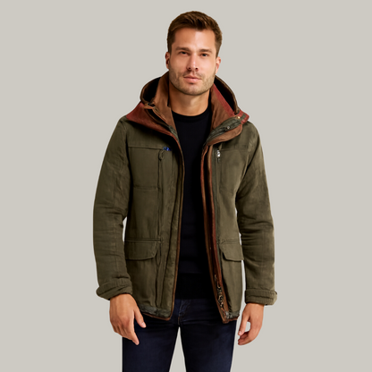 Heren Winterjacke Functioneel 4-Zak Model Waterproof