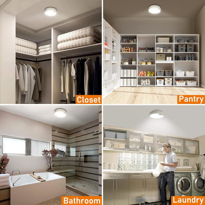 LED Plafondlamp Draadloos met Bewegingssensor op Batterijen
