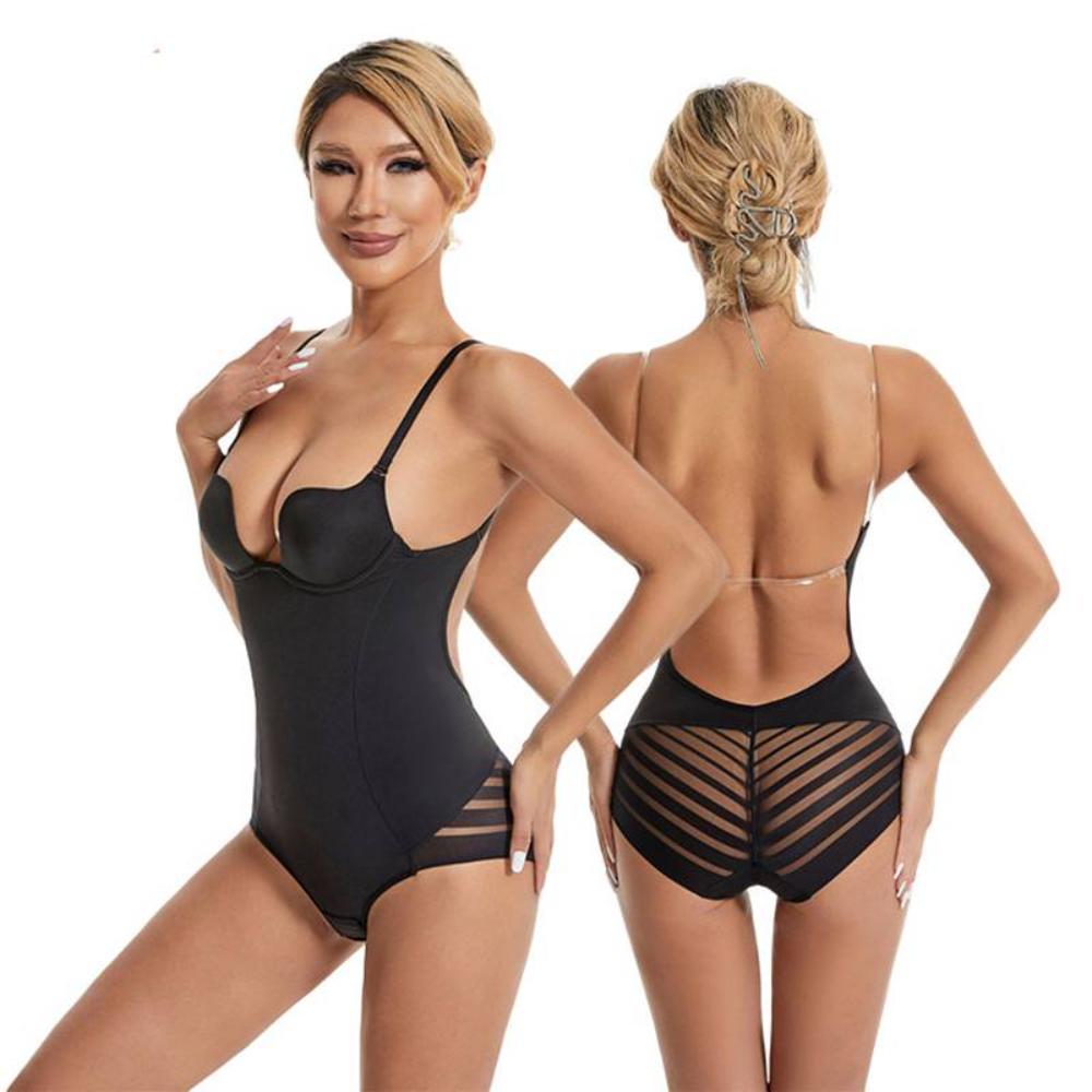Dames Shapewear Bodysuit Met Bh en Open Kruis