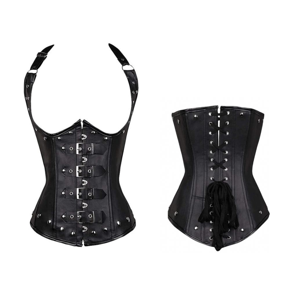 Korset Top Onderbust voor Vrouwen - Steampunk Stijl Donkere Mode
