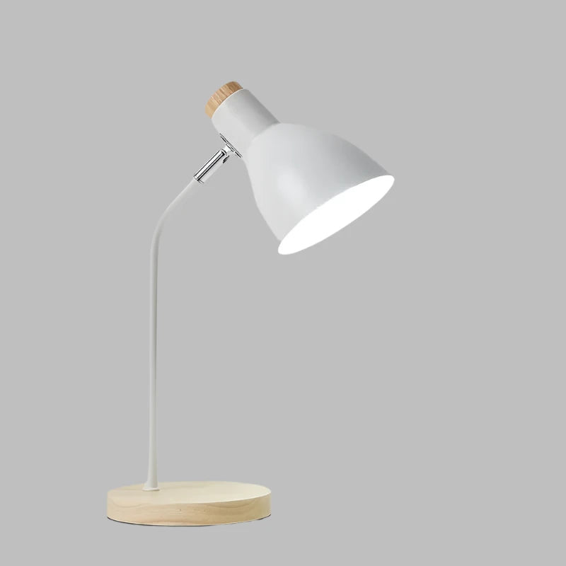 Houten Tafellamp Scandinavisch Design Bureau Verlichting