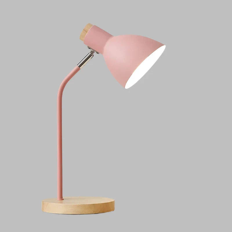 Houten Tafellamp Scandinavisch Design Bureau Verlichting