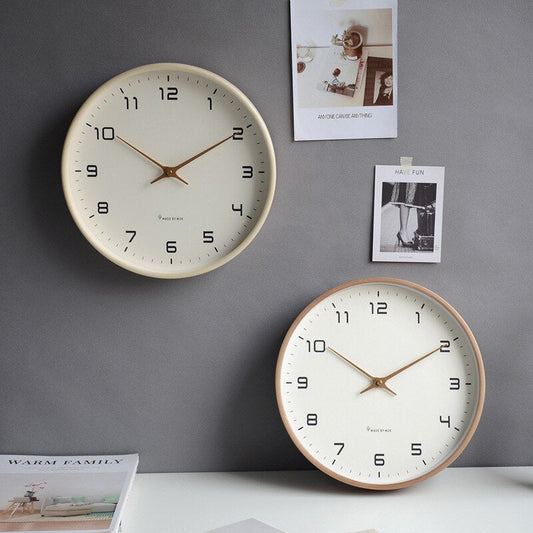 Houten Wandklok Modern Minimalistisch Design - Velinix