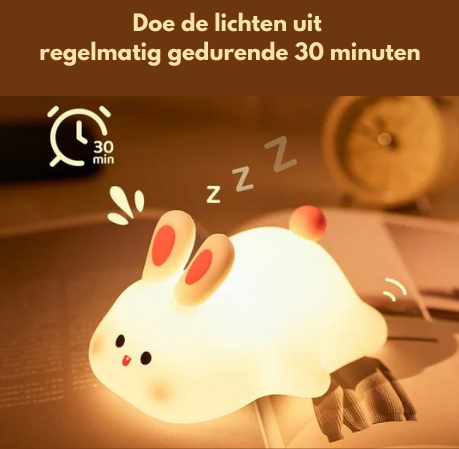 LED Nachtlamp Schattig Bunny Design
