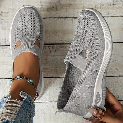 ZenStep™ – Dames Slip-On Sneakers Ademend Comfort en Orthopedische Ondersteuning-3