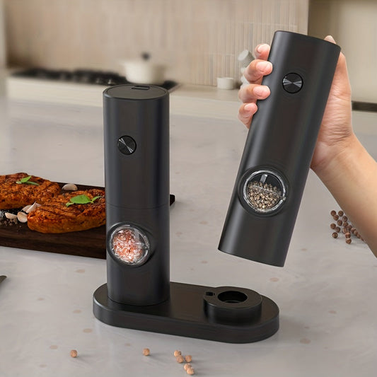 Zenthra™ – Elektrische Peper en Zoutmolen Set met Verstelbare Maalgrootte 0