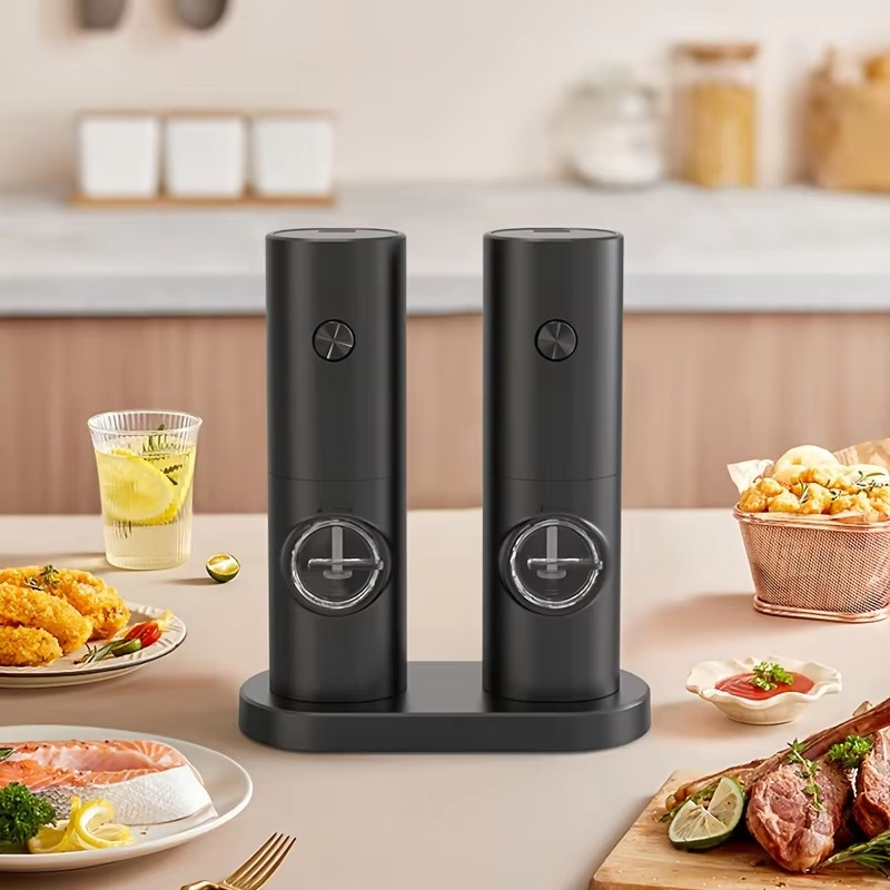 Zenthra™ – Elektrische Peper en Zoutmolen Set met Verstelbare Maalgrootte 5