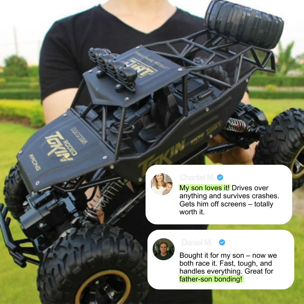 RC Auto 4x4 Offroad 2,4 GHz met Schokdemping en Lange Actieradius