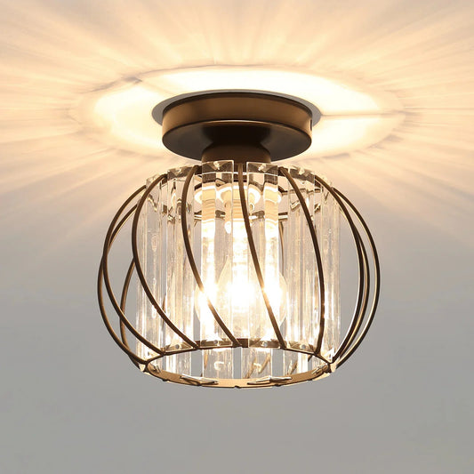 Glazen Plafondlamp Hal Verlichting Modern Design - Velinix