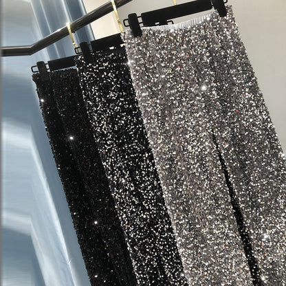 Glitter Broek Tanya | Glamoureuze en Comfortabele Losse Broek