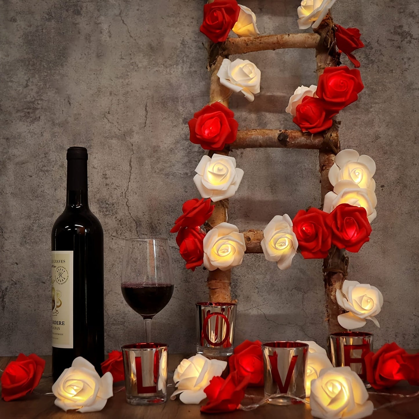 LED Sfeerverlichting Rozen Decoratief Lichtsnoer