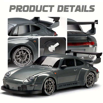 RC Drift Auto 1:24 met LED Wielen – 4WD Oplaadbaar Race Speelgoed