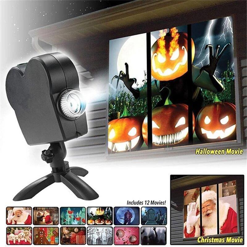 Halloween Projector met Holografische Effecten voor Spookachtige Sfeer - Velinix