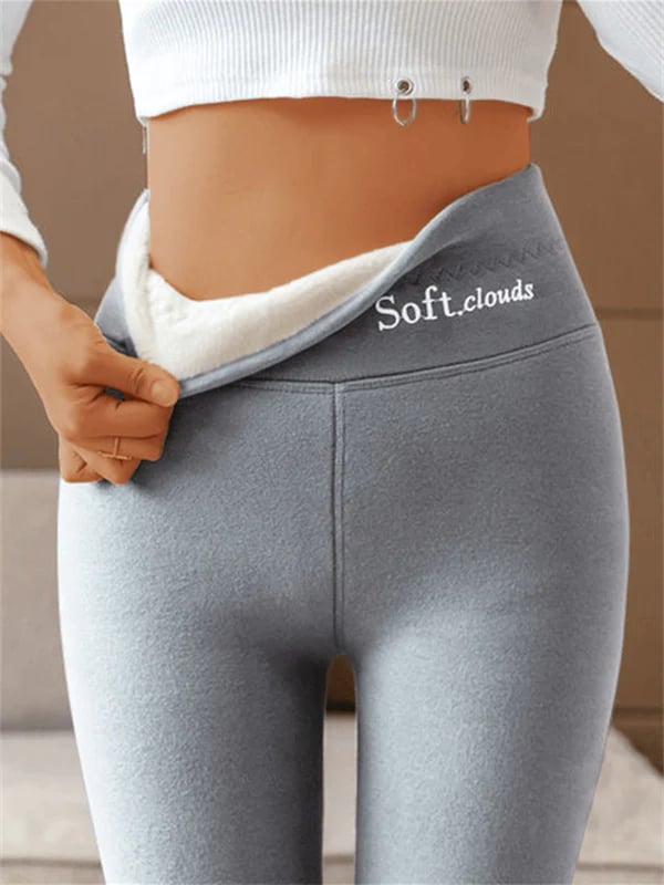 Dames Fleece Broek Warm en Comfortabel met Shaping Effect