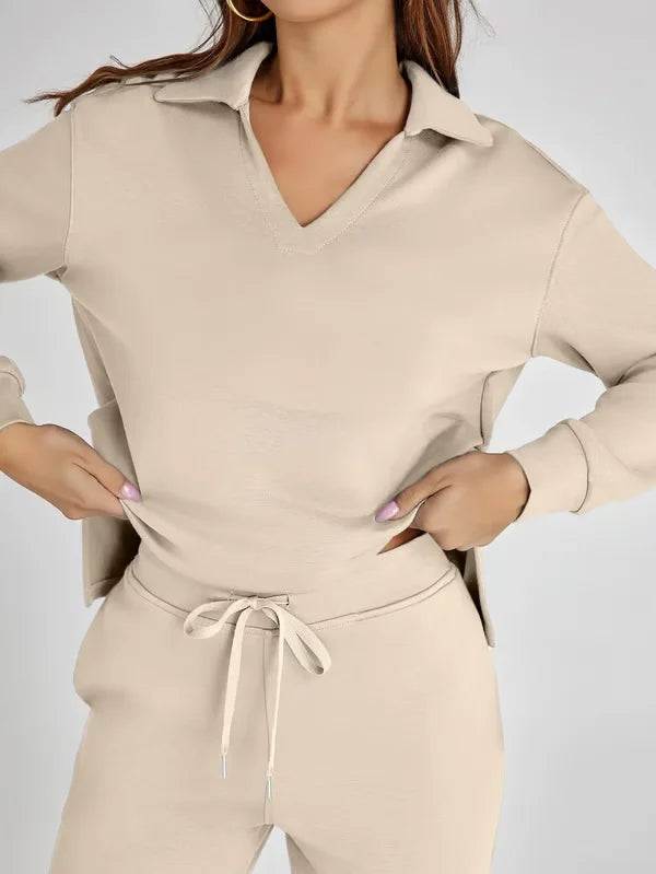 Zachte Hoodie Set voor Vrouw Comfortabel en Stijlvol