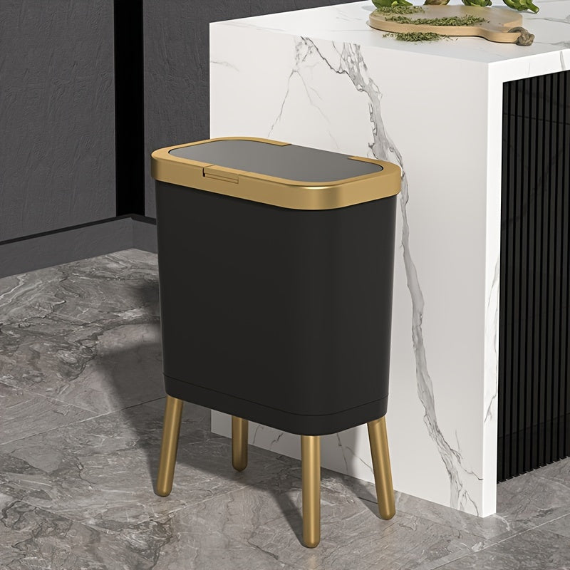 Prullenbak 15L Geurafsluitend Modern Design voor Thuis - Velinix