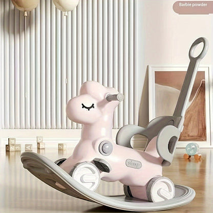 Baby Schommelpaard en Loopfiets 2-in-1 Veilig Leuk