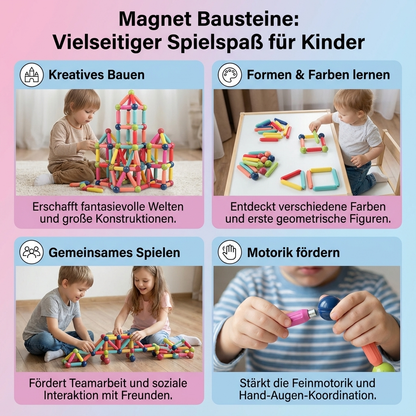 Magnetische Bouwstenen Set voor Kinderen Creatief Spelen