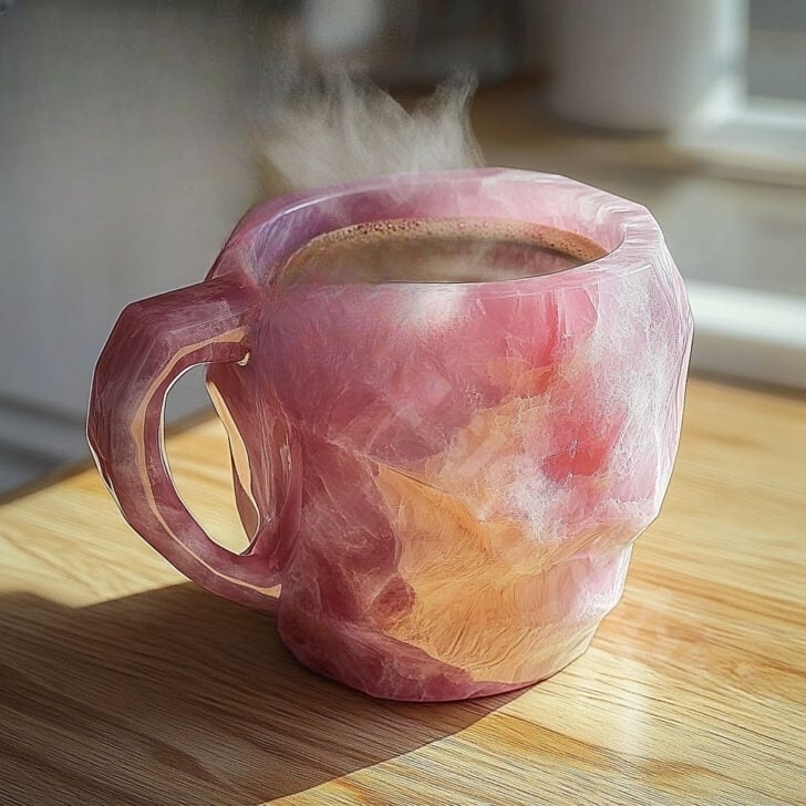Kristallen Mok Elegant Magisch Ontwerp