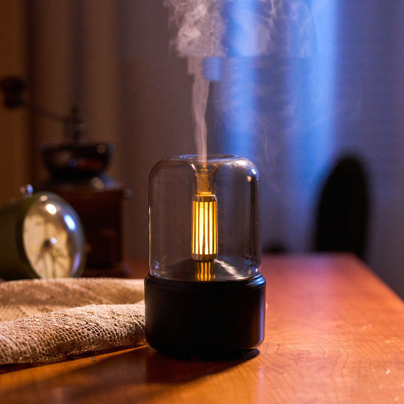 Aroma Diffuser Kaarslicht met Zachte Gloed en Rustgevende Geuren