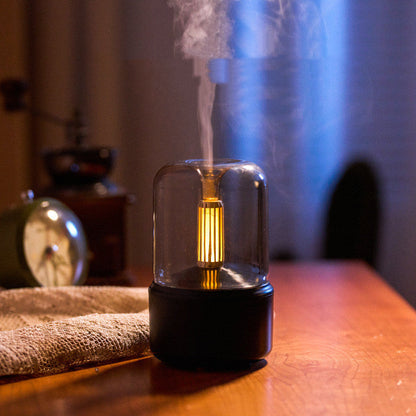 Aroma Diffuser Kaarslicht met Zachte Gloed en Rustgevende Geuren