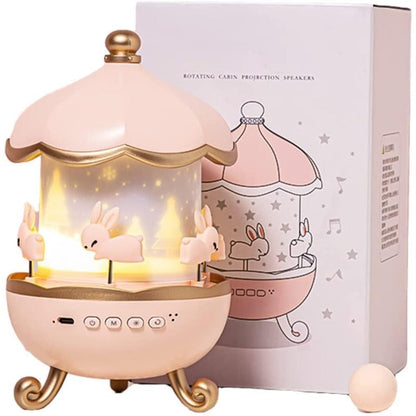 Kinder Nachtlamp Projector 360° Rotating Konijn