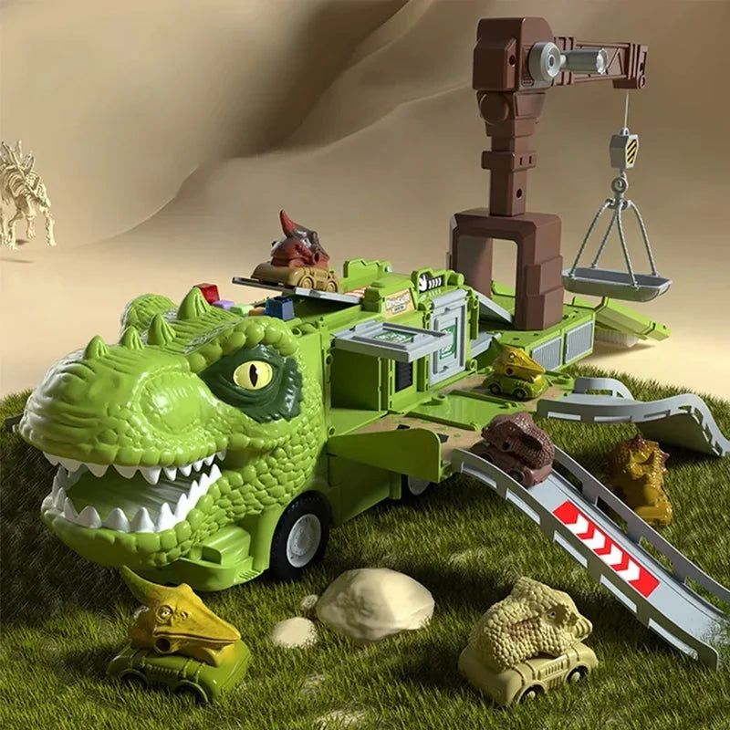 Dinosaurus Vrachtwagen Speelgoed Opvouwbaar voor Kinderen - Velinix