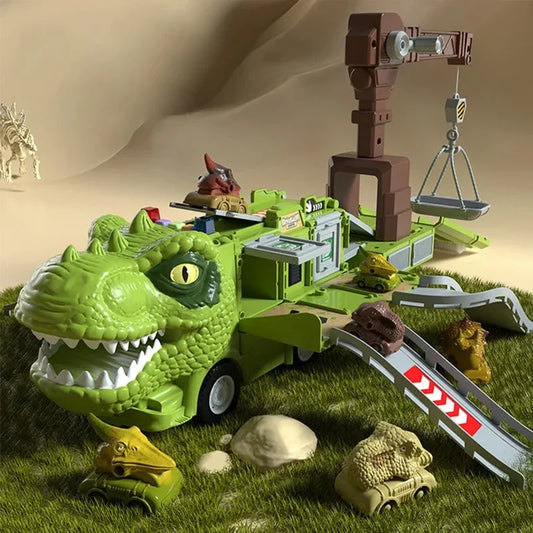 Dinosaurus Vrachtwagen Speelgoed Opvouwbaar voor Kinderen - Velinix