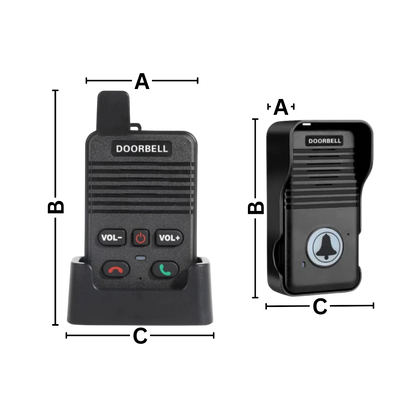 Wi-Fi Deurbel Intercom met Camera en Spraakfunctie