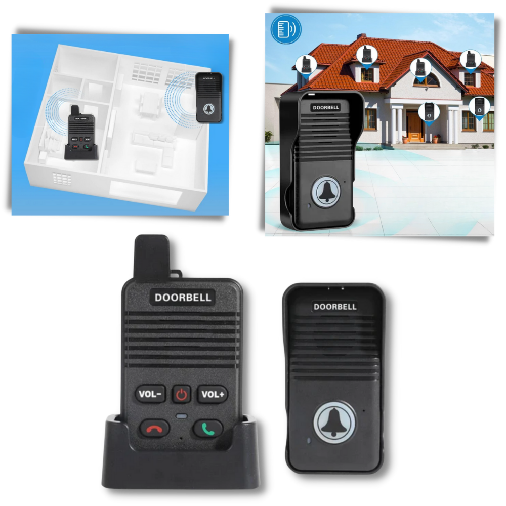 Wi-Fi Deurbel Intercom met Camera en Spraakfunctie