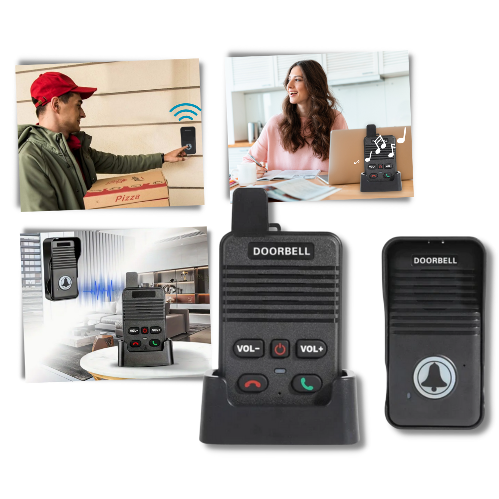 Wi-Fi Deurbel Intercom met Camera en Spraakfunctie - Velinix