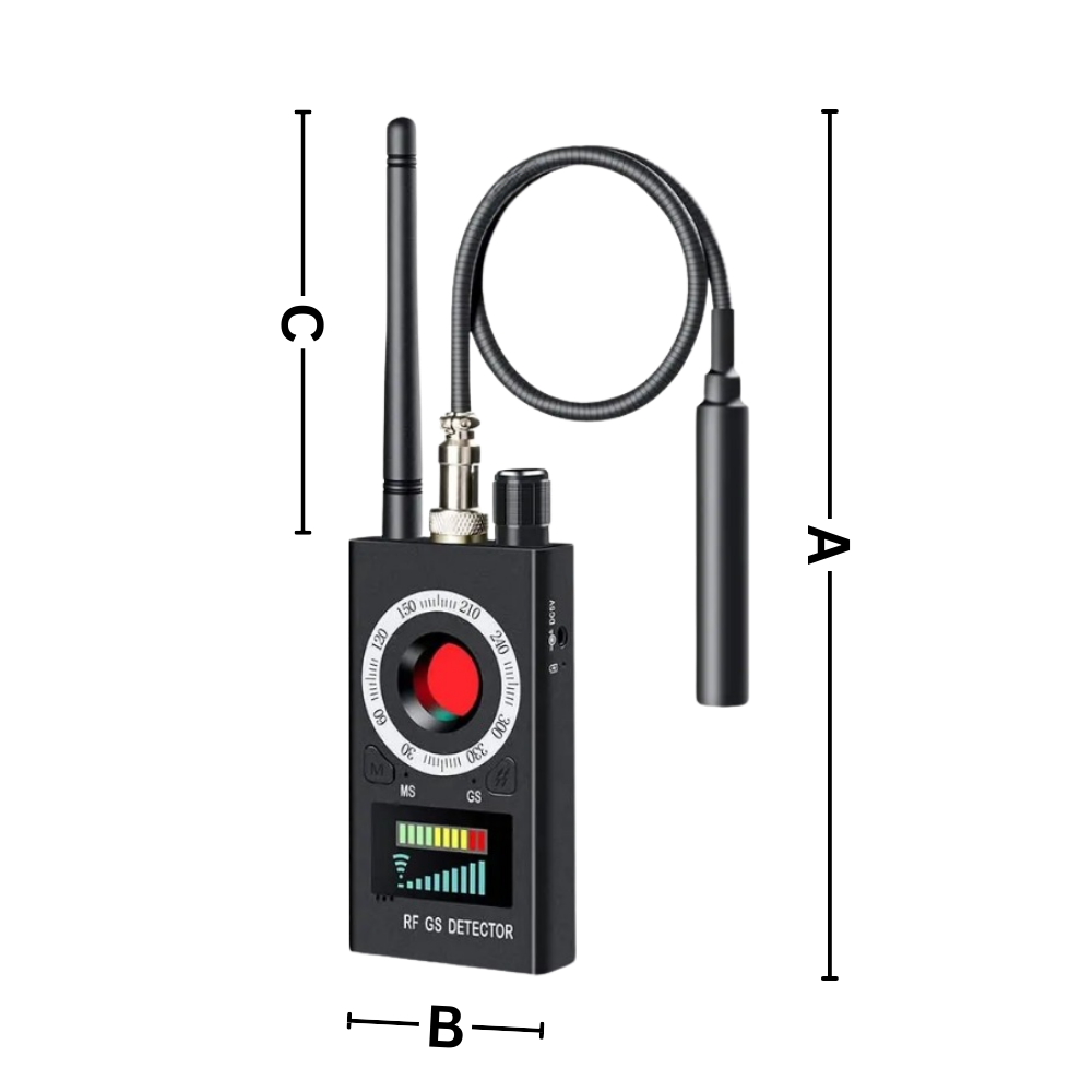 RF Bugdetector voor Spionage Apparatuur