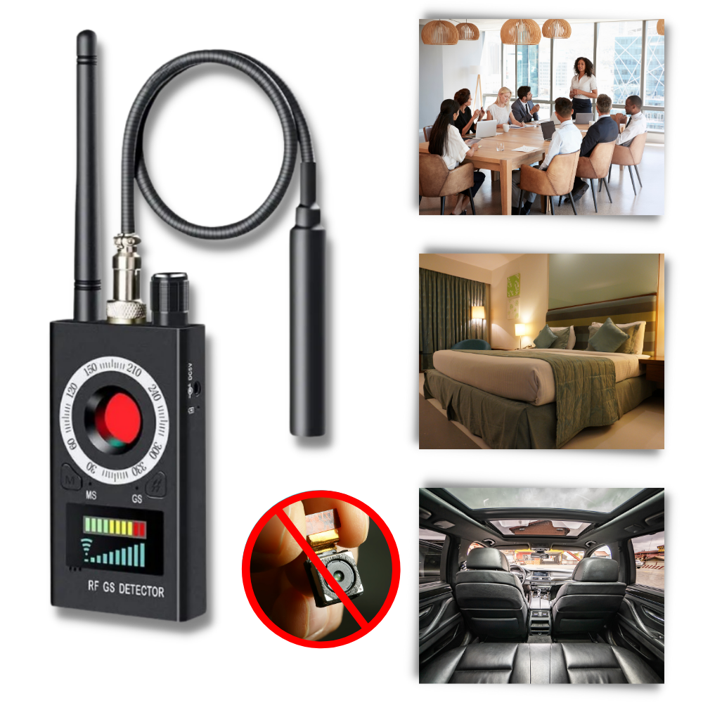 RF Bugdetector voor Spionage Apparatuur