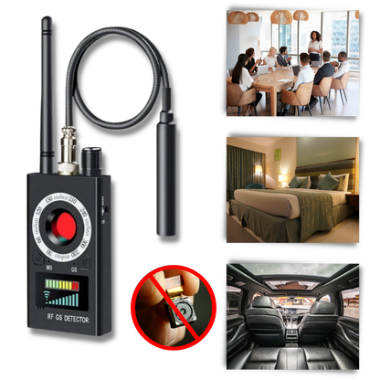 RF Bugdetector voor Spionage Apparatuur
