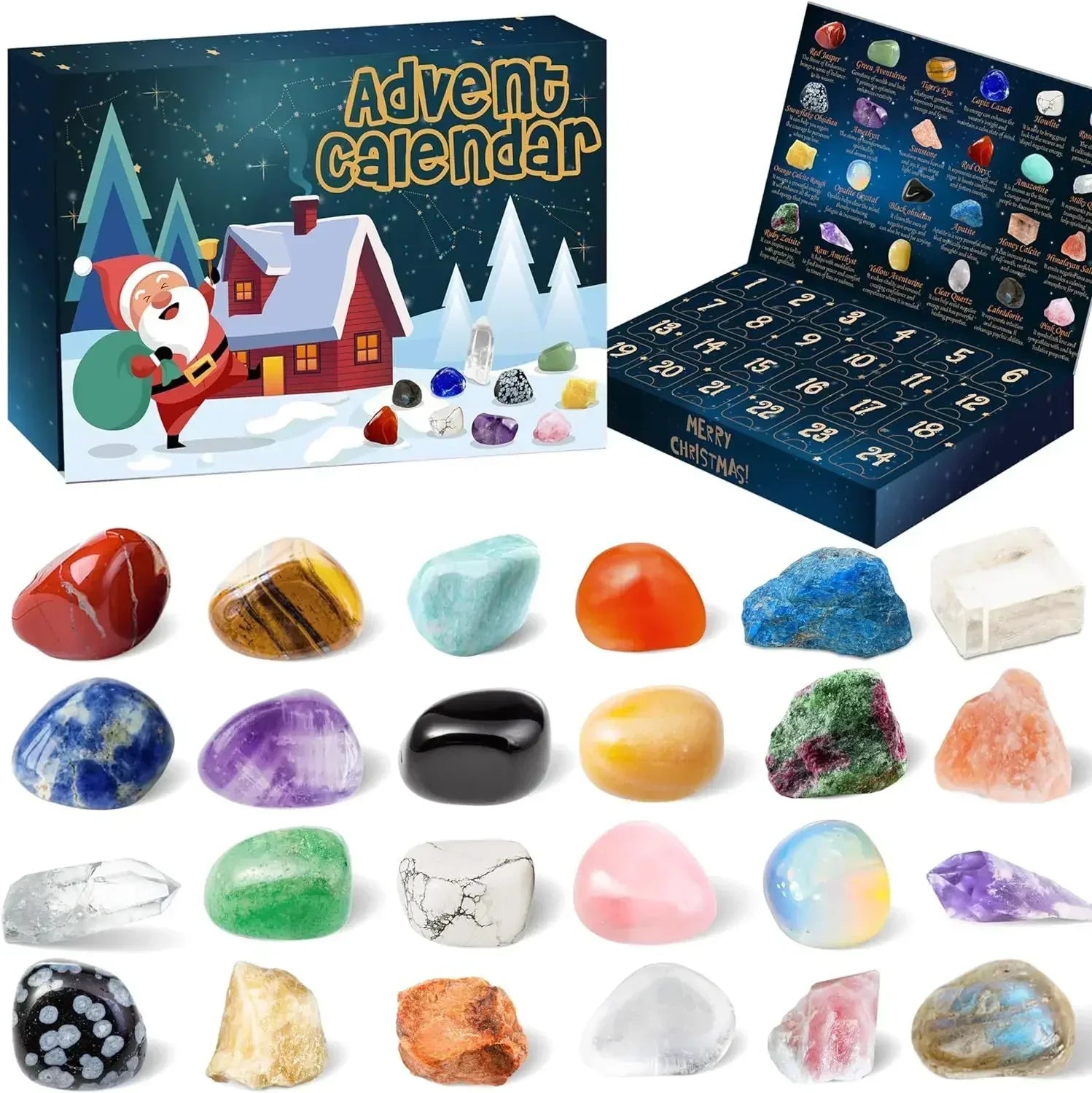 Kinderen Adventskalender Edelsteen met Magische Verrassingen - Velinix