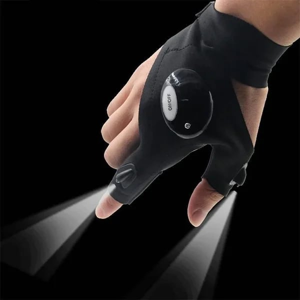 LED Zaklamp Waterdicht met Handschoenen voor Buitengebruik