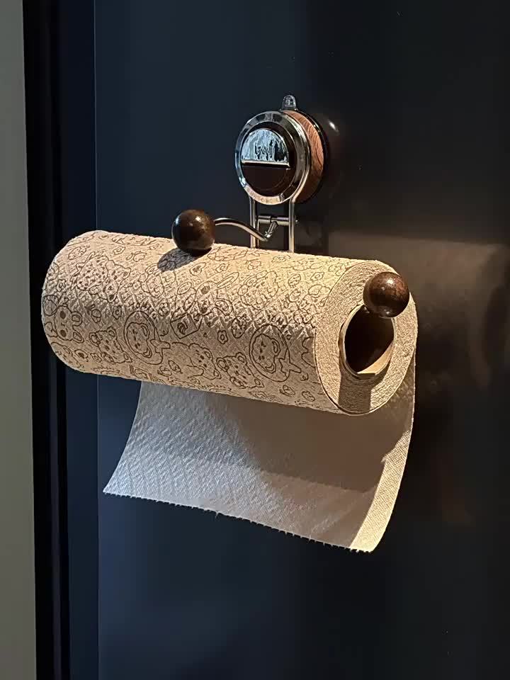 RVS Papierhanddoekhouder met Zuignap voor Keuken