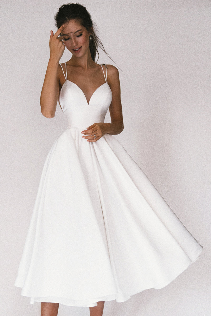 Variant image for Vitalux™ – Lange Jurk Dames met Elegante V-hals en Verstelbare Dragers-21